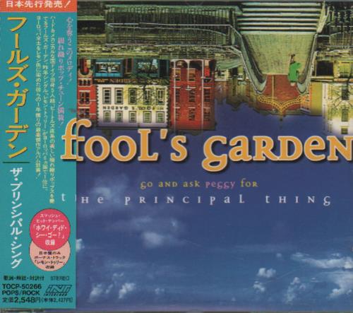 Fool's Garden Go & Ask Peggy For The Principal Thing CD album (CDLP) Japanese FGDCDGO649727