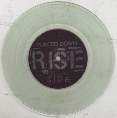 Forced Down Rise - Clear Vinyl 7" vinyl single (7 inch record / 45) US 8UV07RI852791