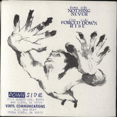 Forced Down Rise - Clear Vinyl 7" vinyl single (7 inch record / 45) US 8UV07RI852791