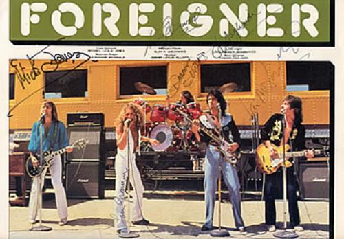 Foreigner 1978 Japanese Tour tour programme Japanese FORTRJA175260