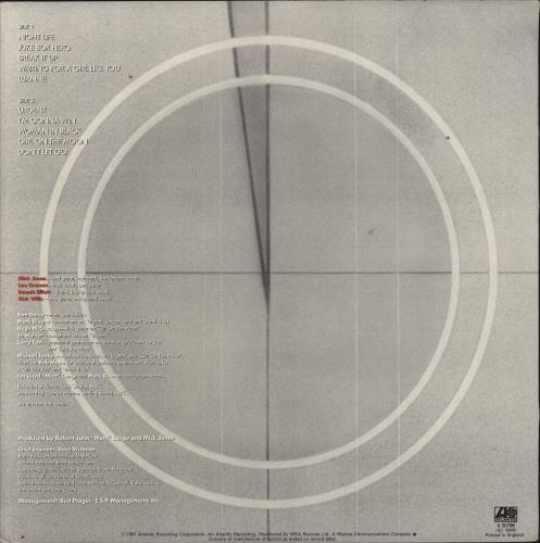 Foreigner 4 (Four) + Hype Stickered Sleeve vinyl LP album (LP record) UK FORLPFO620258