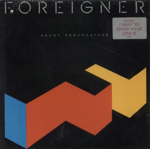 Foreigner Agent Provocateur - Sealed vinyl LP album (LP record) US FORLPAG836759