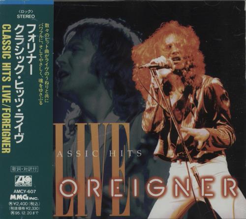 Foreigner Classic Hits Live CD album (CDLP) Japanese FORCDCL637363