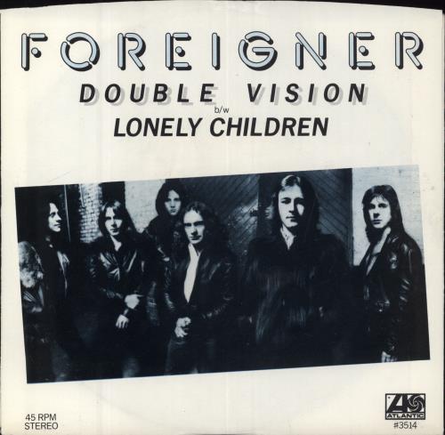 Foreigner Double Vision + Picture Sleeve 7" vinyl single (7 inch record / 45) US FOR07DO812702