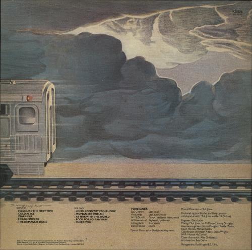 Foreigner Foreigner vinyl LP album (LP record) UK FORLPFO314383