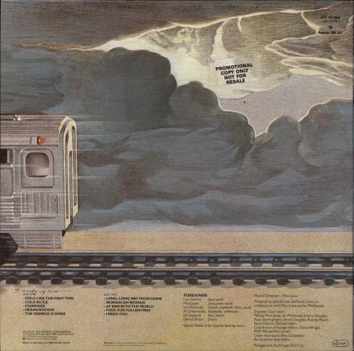 Foreigner Foreigner vinyl LP album (LP record) German FORLPFO574049