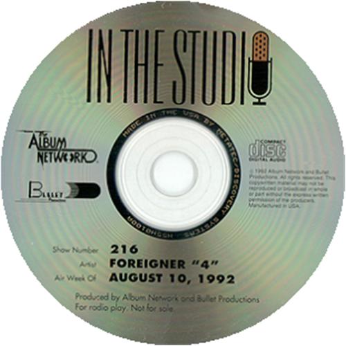 Foreigner In The Studio - 4 CD album (CDLP) US FORCDIN120108