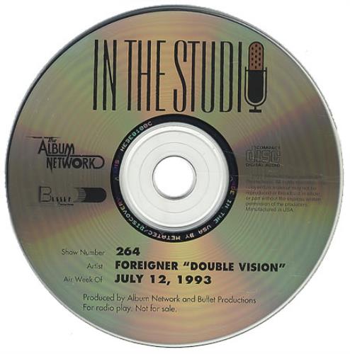 Foreigner In The Studio - Double Vision CD album (CDLP) US FORCDIN105839
