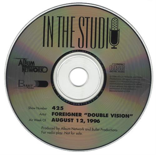 Foreigner In The Studio - Double Vision CD album (CDLP) US FORCDIN120105