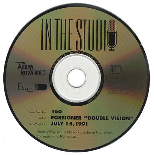 Foreigner In The Studio - Double Vision CD album (CDLP) US FORCDIN156308