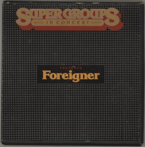 Foreigner Super Groups Concert Series 3-LP vinyl record set (Triple LP Album) US FOR3LSU722463
