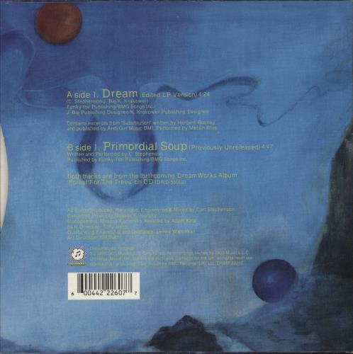 Forest For The Trees Dream 7" vinyl single (7 inch record / 45) UK -1T07DR886129