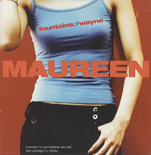 Fountains Of Wayne Maureen CD single (CD5 / 5") US FOWC5MA329734