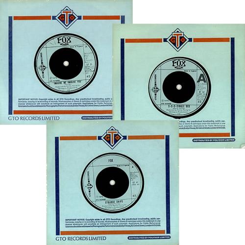 Fox Collection Of 4 x 7" Singles 7" vinyl single (7 inch record / 45) UK FXX07CO421125