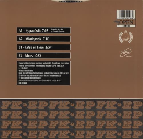 Fran�ois Kevorkian FK-EP 12" vinyl single (12 inch record / Maxi-single) UK 1XD12FK754859