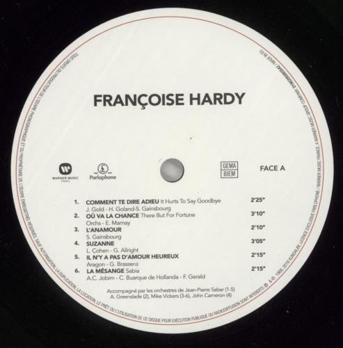 Franoise Hardy Comment Te Dire Adieu vinyl LP album (LP record) French FHALPCO866848