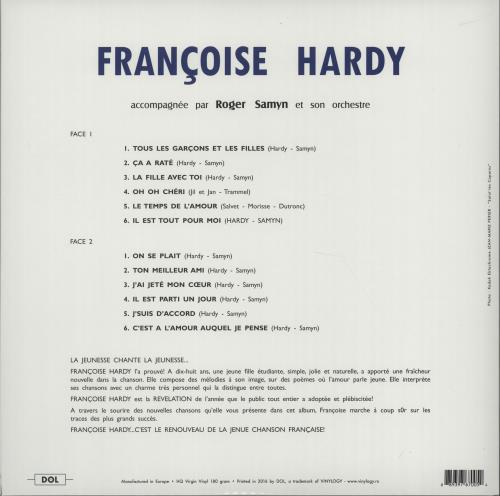 Franoise Hardy Francoise Hardy picture disc LP (vinyl picture disc album) UK FHAPDFR668603