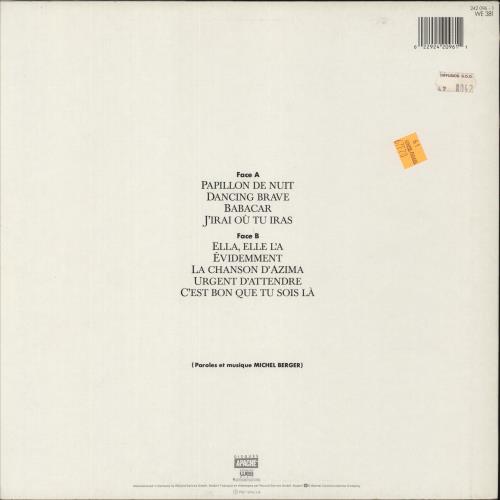 France Gall Babacar vinyl LP album (LP record) French F-GLPBA868065