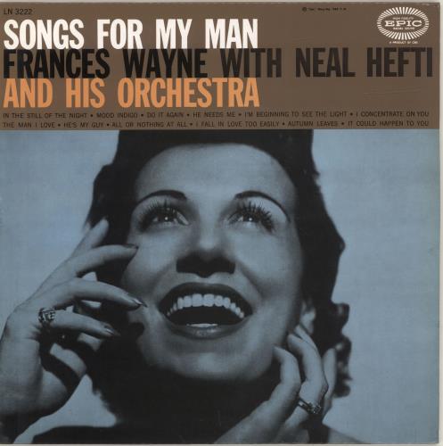 Frances Wayne Songs For My Man vinyl LP album (LP record) Spanish I-3LPSO700720