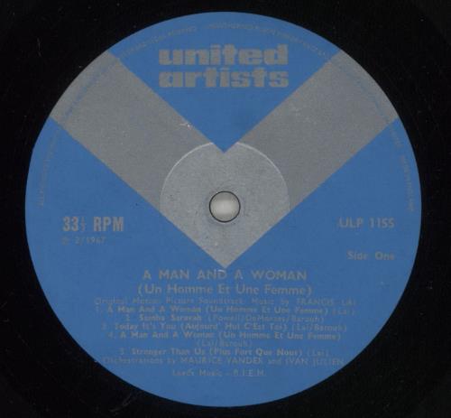 Francis Lai A Man And A Woman vinyl LP album (LP record) UK LAILPAM878834
