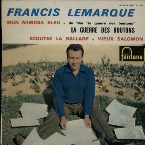 Francis Lemarque Mon Mimosa Bleu EP 7" vinyl single (7 inch record / 45) French FX307MO600054