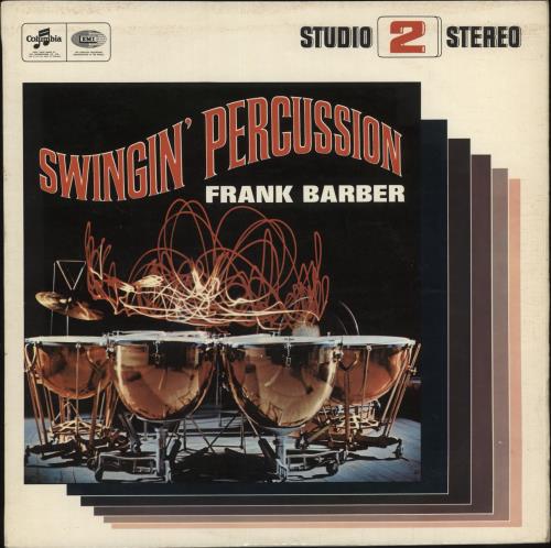 Frank Barber Swingin' Percussion vinyl LP album (LP record) UK HTBLPSW721009