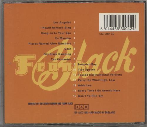 Frank Black Frank Black CD album (CDLP) UK FBKCDFR235967