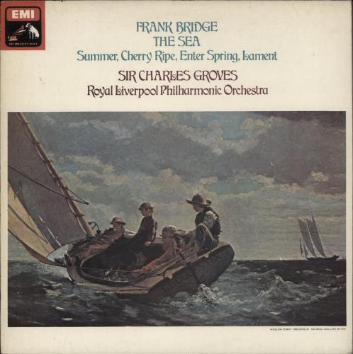 Frank Bridge The Sea / Summer / Cherry Ripe / Enter Spring / Lament vinyl LP album (LP record) UK FFPLPTH880048