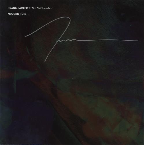 Frank Carter & The Rattlesnakes Modern Ruin - Clear Vinyl - Autographed vinyl LP album (LP record) UK 04CLPMO878648