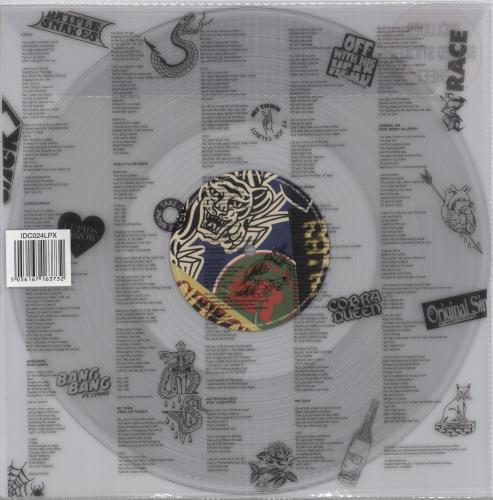 Frank Carter & The Rattlesnakes Sticky - Clear Vinyl - Autographed Sticker Sheet vinyl LP album (LP record) UK 04CLPST875487