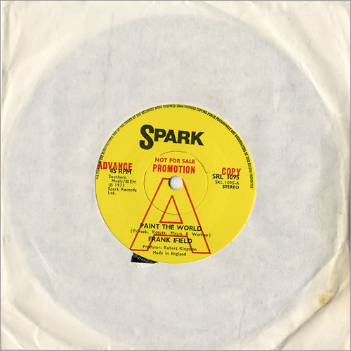 Frank Ifield Paint The World 7" vinyl single (7 inch record / 45) UK FKF07PA480873