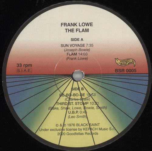 Frank Lowe The Flam - 180gm vinyl LP album (LP record) Italian QYCLPTH853597