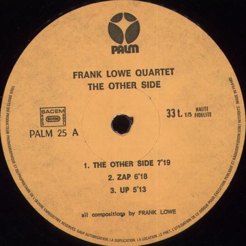 Frank Lowe The Other Side vinyl LP album (LP record) French QYCLPTH706339