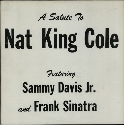 Frank Sinatra A Salute To Nat King Cole vinyl LP album (LP record) US FRSLPAS640052