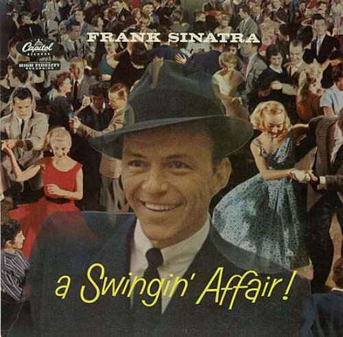 Frank Sinatra A Swingin' Affair! - Grey Label vinyl LP album (LP record) US FRSLPAS389781