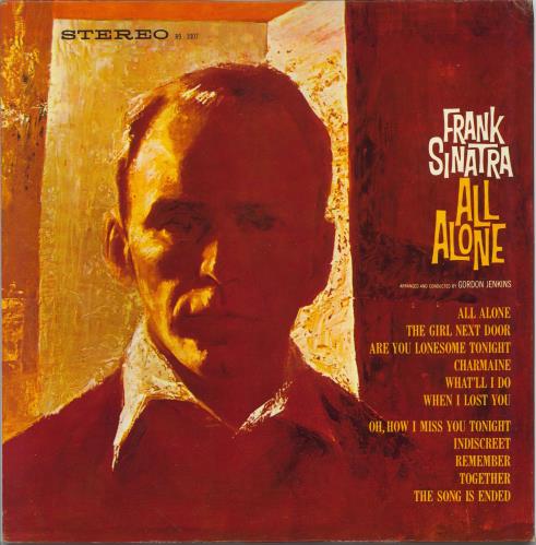 Frank Sinatra All Alone vinyl LP album (LP record) US FRSLPAL773964
