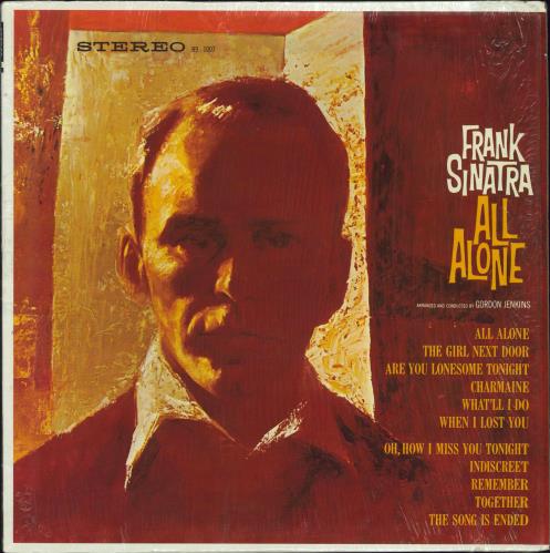 Frank Sinatra All Alone vinyl LP album (LP record) US FRSLPAL774261
