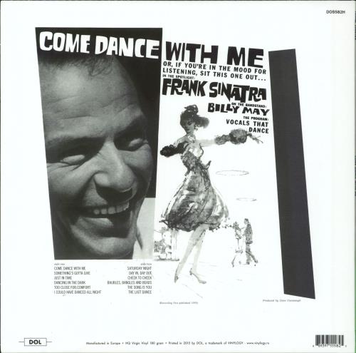 Frank Sinatra Come Dance With Me! - 180gram Vinyl vinyl LP album (LP record) UK FRSLPCO800879