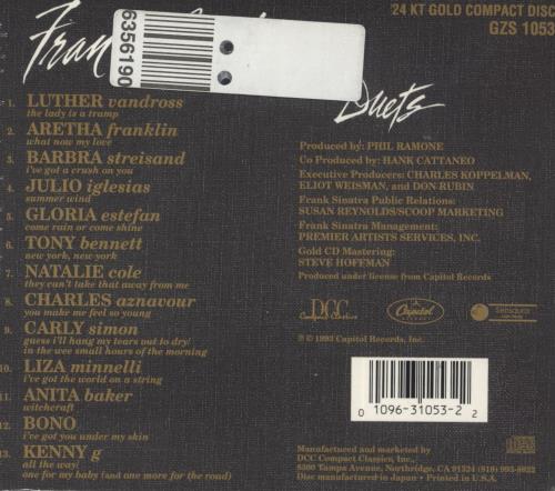 Frank Sinatra Duets - Gold Disc - Sealed CD album (CDLP) US FRSCDDU238865