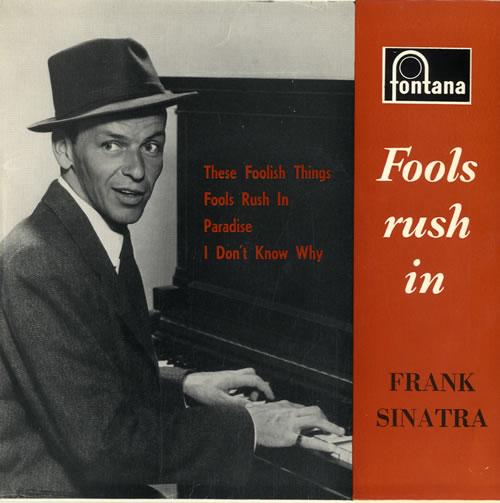 Frank Sinatra Fools Rush In EP 7" vinyl single (7 inch record / 45) UK FRS07FO548085