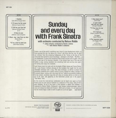 Frank Sinatra Frank Sinatra vinyl LP album (LP record) German FRSLPFR457509