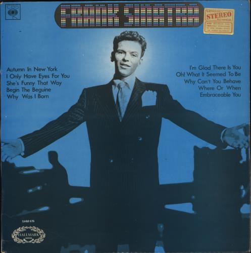 Frank Sinatra Frank Sinatra vinyl LP album (LP record) UK FRSLPFR563895