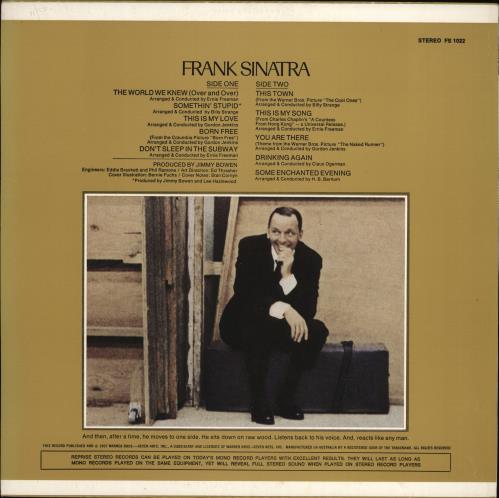 Frank Sinatra Frank Sinatra vinyl LP album (LP record) US FRSLPFR773327