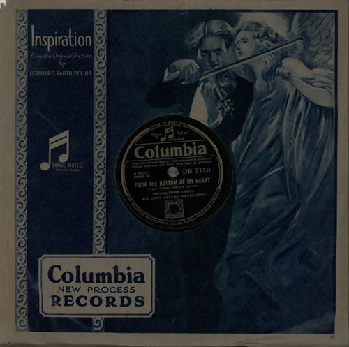 Frank Sinatra From The Bottom Of My Heart 78rpm shellac record UK FRS78FR580211