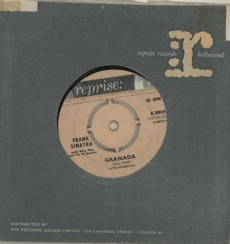 Frank Sinatra Granada 7" vinyl single (7 inch record / 45) UK FRS07GR504396