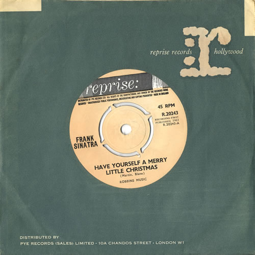 Frank Sinatra Have Yourself A Merry Little Christmas 7" vinyl single (7 inch record / 45) UK FRS07HA563181