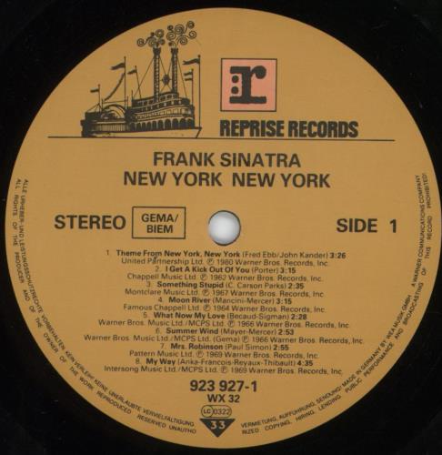 Frank Sinatra His Greatest Hits vinyl LP album (LP record) German FRSLPHI791750