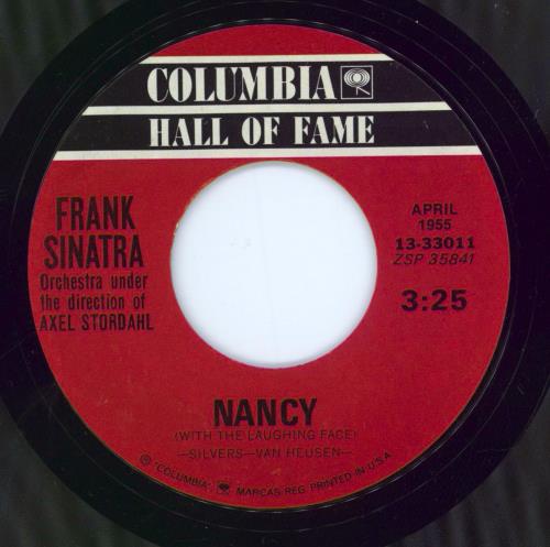 Frank Sinatra Nancy 7" vinyl single (7 inch record / 45) US FRS07NA774639