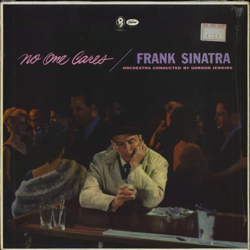 Frank Sinatra No One Cares - Green Label vinyl LP album (LP record) UK FRSLPNO774444