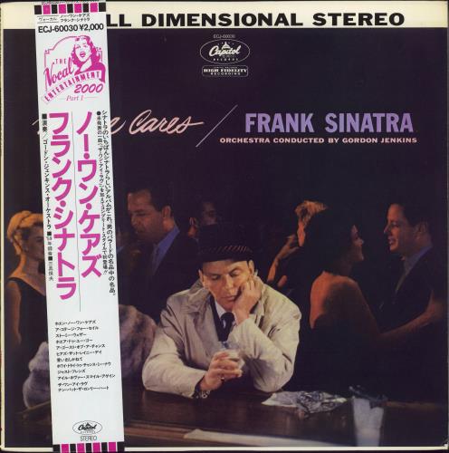 Frank Sinatra No One Cares vinyl LP album (LP record) Japanese FRSLPNO774049